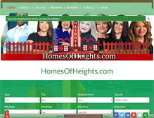 Tablet Screenshot of homesofheights.com